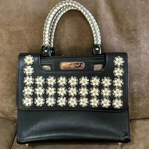 Nicole Lee USA Vintage Black Purse Handbag